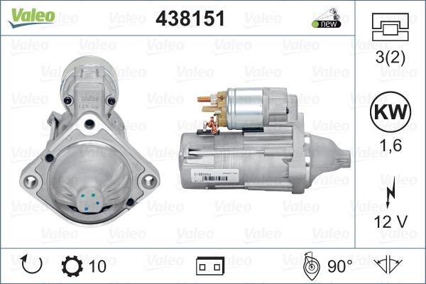 Valeo 438151 - Starter www.molydon.hr