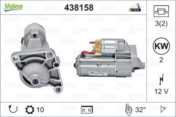 Valeo 438158 - Starter www.molydon.hr