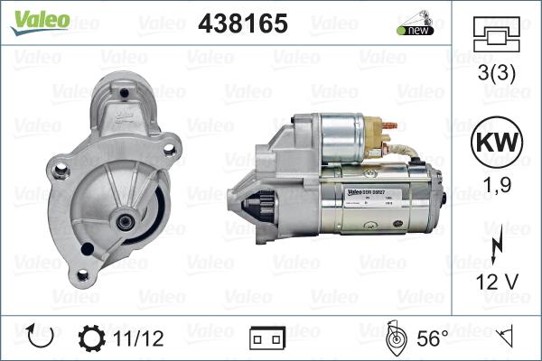 Valeo 438165 - Starter www.molydon.hr