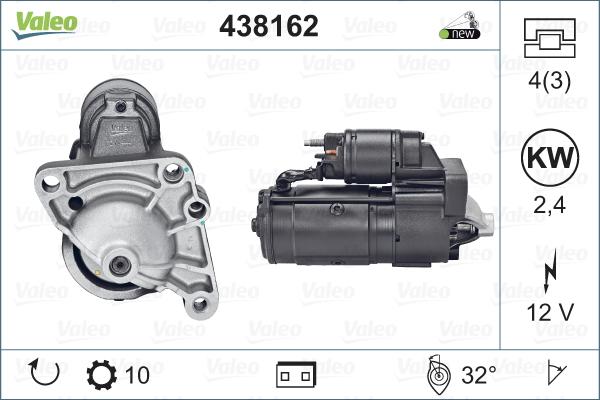 Valeo 438162 - Starter www.molydon.hr