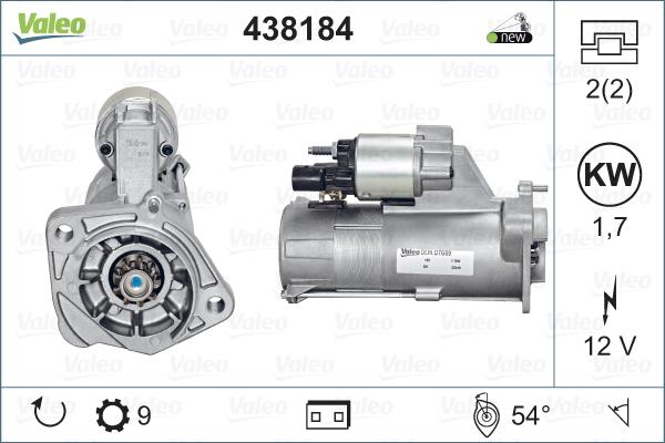 Valeo 438184 - Starter www.molydon.hr