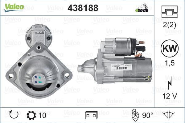 Valeo 438188 - Starter www.molydon.hr