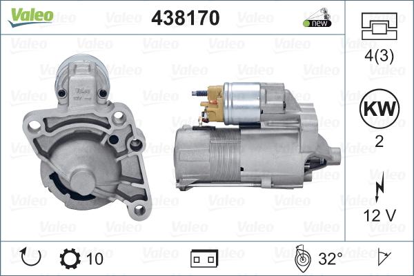 Valeo 438170 - Starter www.molydon.hr