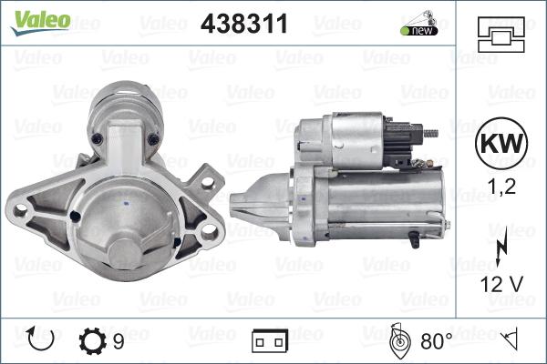 Valeo 438311 - Starter www.molydon.hr