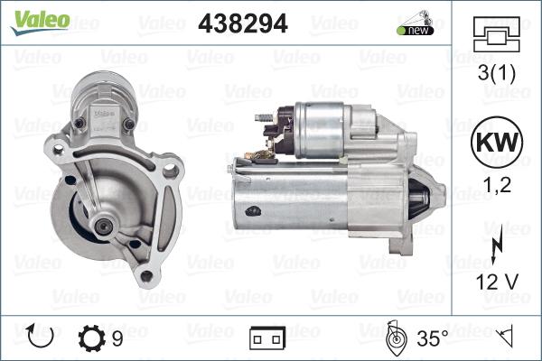 Valeo 438294 - Starter www.molydon.hr