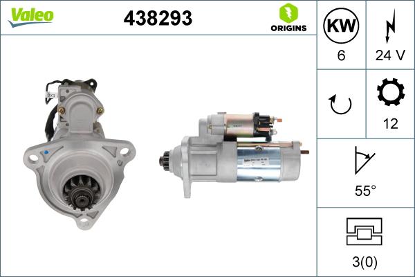 Valeo 438293 - Starter www.molydon.hr