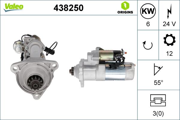 Valeo 438250 - Starter www.molydon.hr