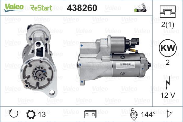 Valeo 438260 - Starter www.molydon.hr