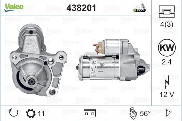 Valeo 438201 - Starter www.molydon.hr