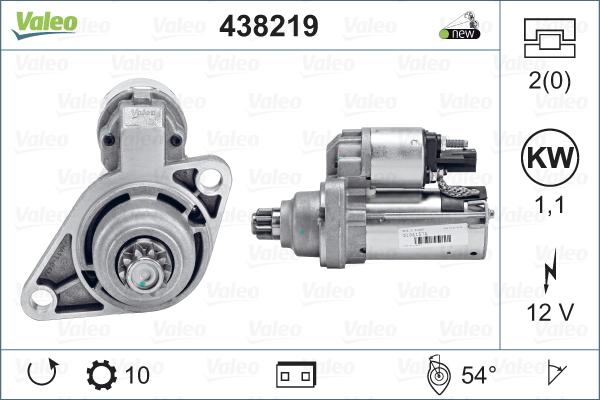 Valeo 438219 - Starter www.molydon.hr