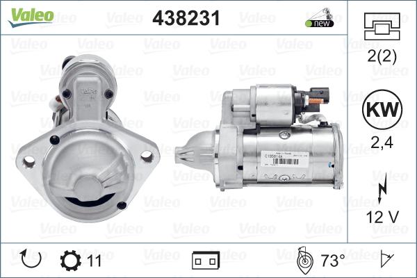 Valeo 438 231 - Starter www.molydon.hr