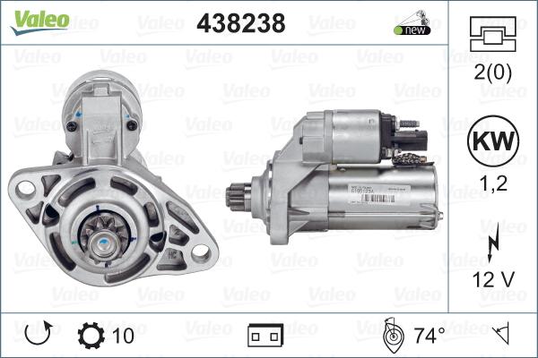 Valeo 438238 - Starter www.molydon.hr