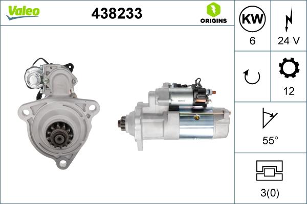 Valeo 438233 - Starter www.molydon.hr