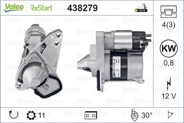 Valeo 438279 - Starter www.molydon.hr