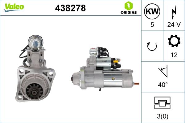 Valeo 438278 - Starter www.molydon.hr