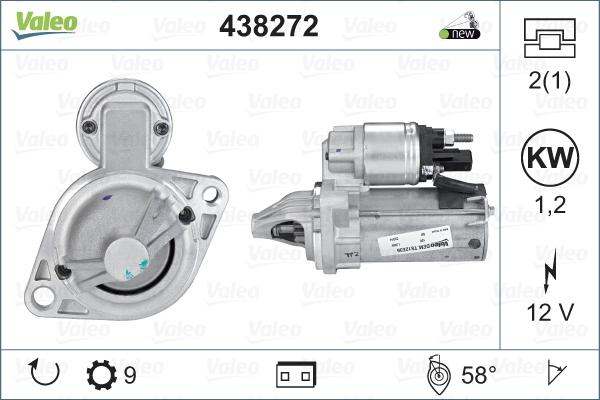 Valeo 438272 - Starter www.molydon.hr