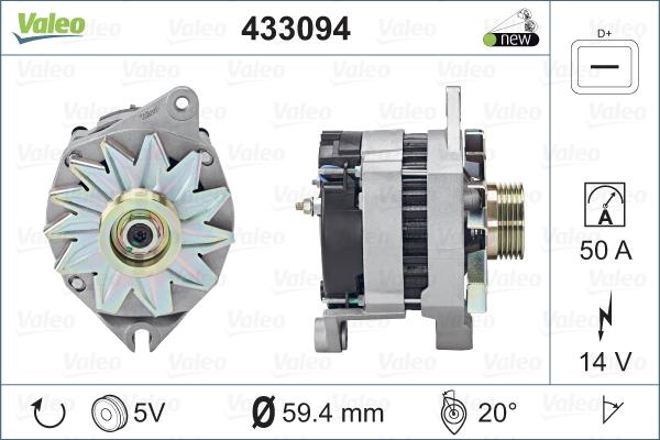 Valeo 433094 - Alternator www.molydon.hr