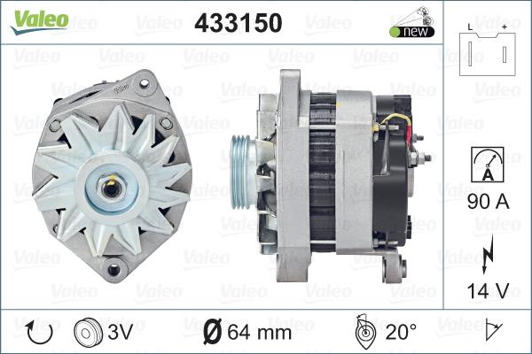 Valeo 433150 - Alternator www.molydon.hr