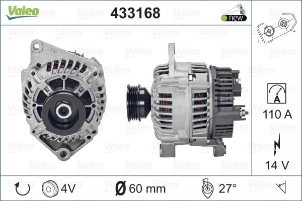 Valeo 433168 - Alternator www.molydon.hr