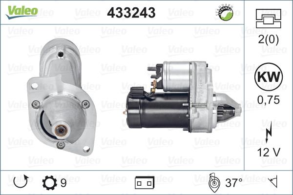 Valeo 433243 - Starter www.molydon.hr