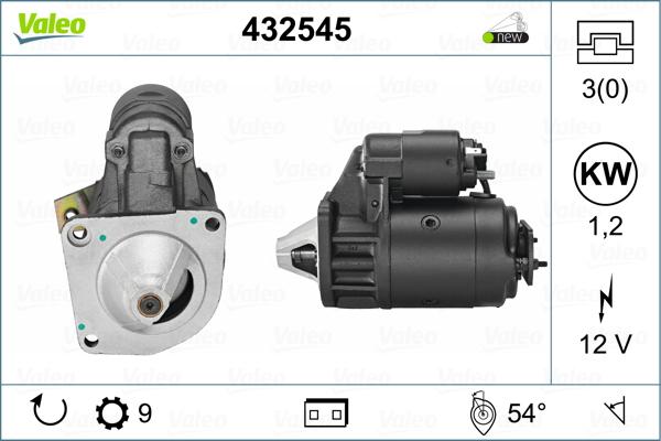 Valeo 432545 - Starter www.molydon.hr