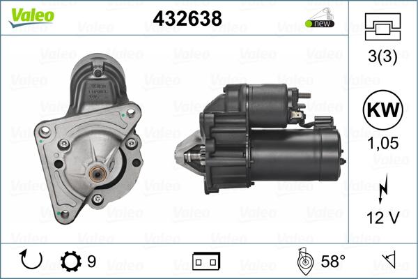 Valeo 432638 - Starter www.molydon.hr