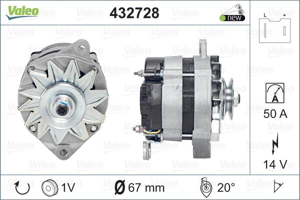 Valeo 432728 - Alternator www.molydon.hr