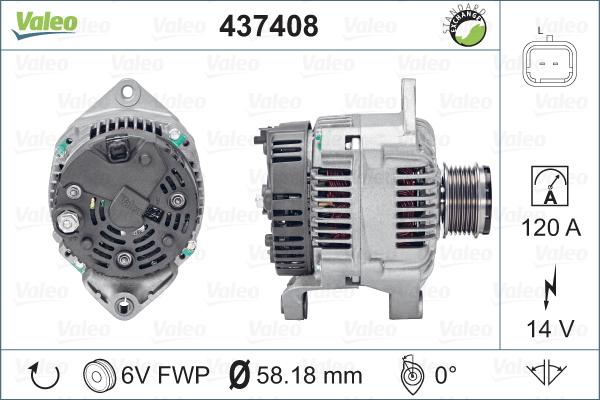 Valeo 437408 - Alternator www.molydon.hr