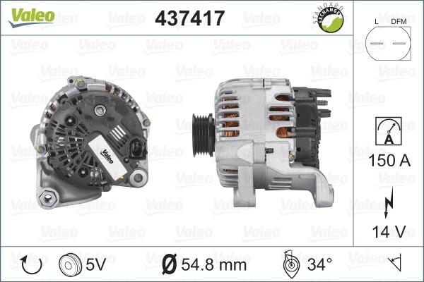 Valeo 437417 - Alternator www.molydon.hr