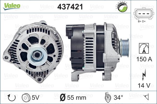 Valeo 437421 - Alternator www.molydon.hr