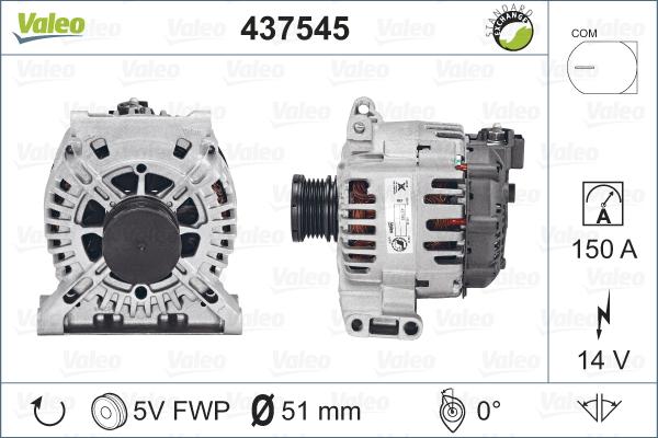 Valeo 437545 - Alternator www.molydon.hr