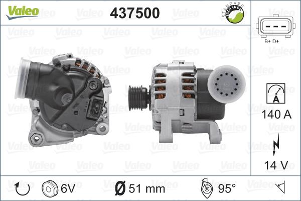 Valeo 437500 - Alternator www.molydon.hr