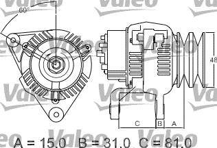 Valeo 437195 - Alternator www.molydon.hr