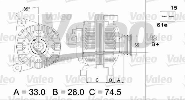 Valeo 437116 - Alternator www.molydon.hr