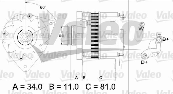 Valeo 437111 - Alternator www.molydon.hr