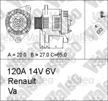 Valeo 437184 - Alternator www.molydon.hr