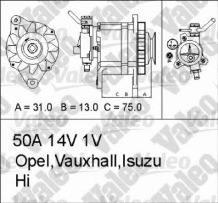 Valeo 437132 - Alternator www.molydon.hr