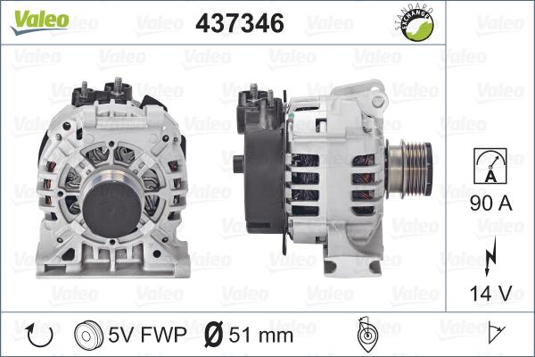 Valeo 437346 - Alternator www.molydon.hr