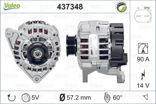 Valeo 437348 - Alternator www.molydon.hr