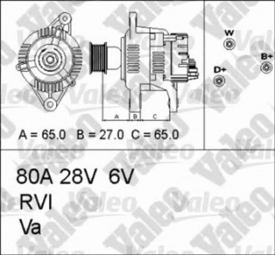 Valeo 437 325 - Alternator www.molydon.hr