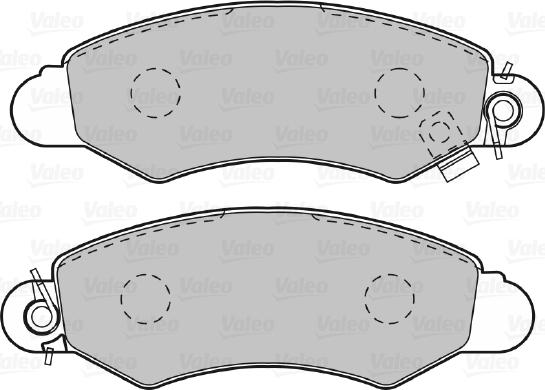 Valeo 598991 - Komplet Pločica, disk-kočnica www.molydon.hr