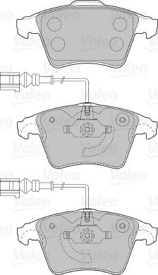 Valeo 598940 - Komplet Pločica, disk-kočnica www.molydon.hr