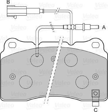 Valeo 598919 - Komplet Pločica, disk-kočnica www.molydon.hr