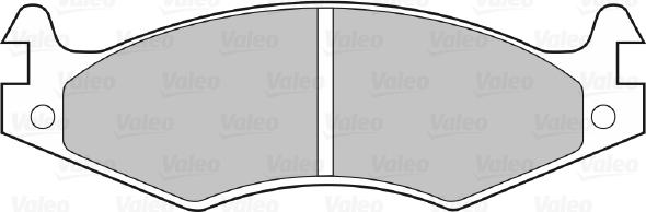 Valeo 598595 - Komplet Pločica, disk-kočnica www.molydon.hr