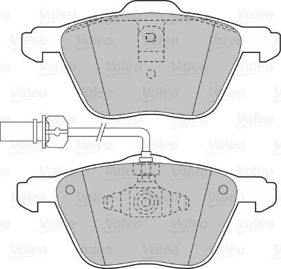 Valeo 598565 - Komplet Pločica, disk-kočnica www.molydon.hr