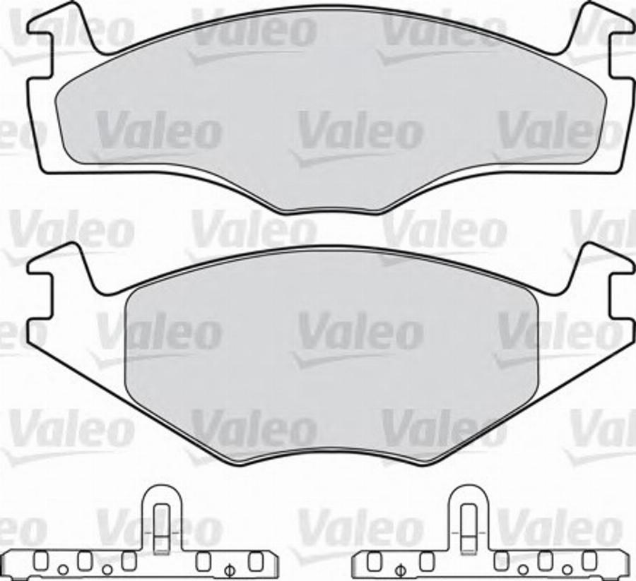 Valeo 598513 - Komplet Pločica, disk-kočnica www.molydon.hr