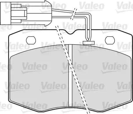 Valeo 598586 - Komplet Pločica, disk-kočnica www.molydon.hr