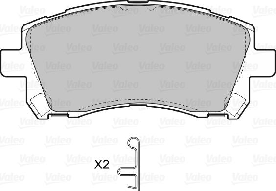 Valeo 598530 - Komplet Pločica, disk-kočnica www.molydon.hr