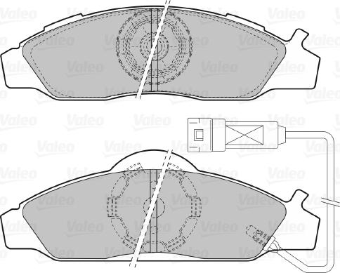 Valeo 598528 - Komplet Pločica, disk-kočnica www.molydon.hr