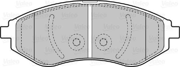 Valeo 598644 - Komplet Pločica, disk-kočnica www.molydon.hr